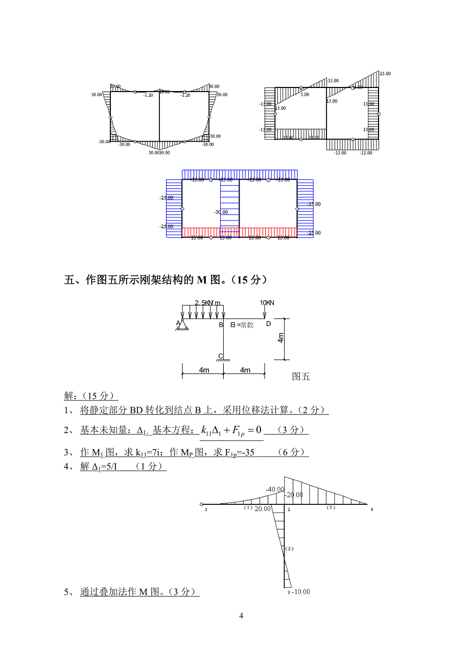 中国矿业大学-结构力学-期末试卷.doc_第4页