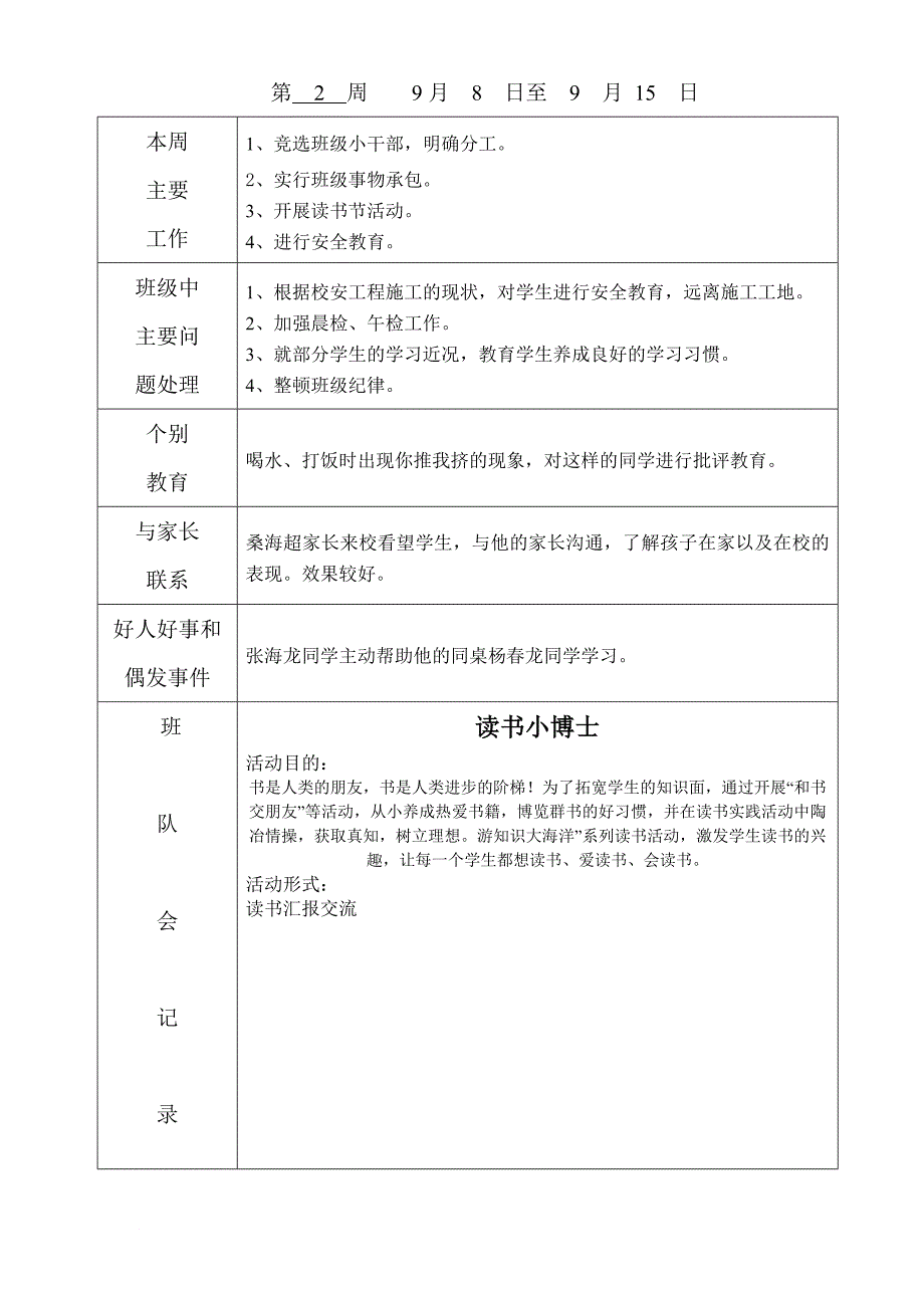 上学期班主任工作记录.doc_第2页