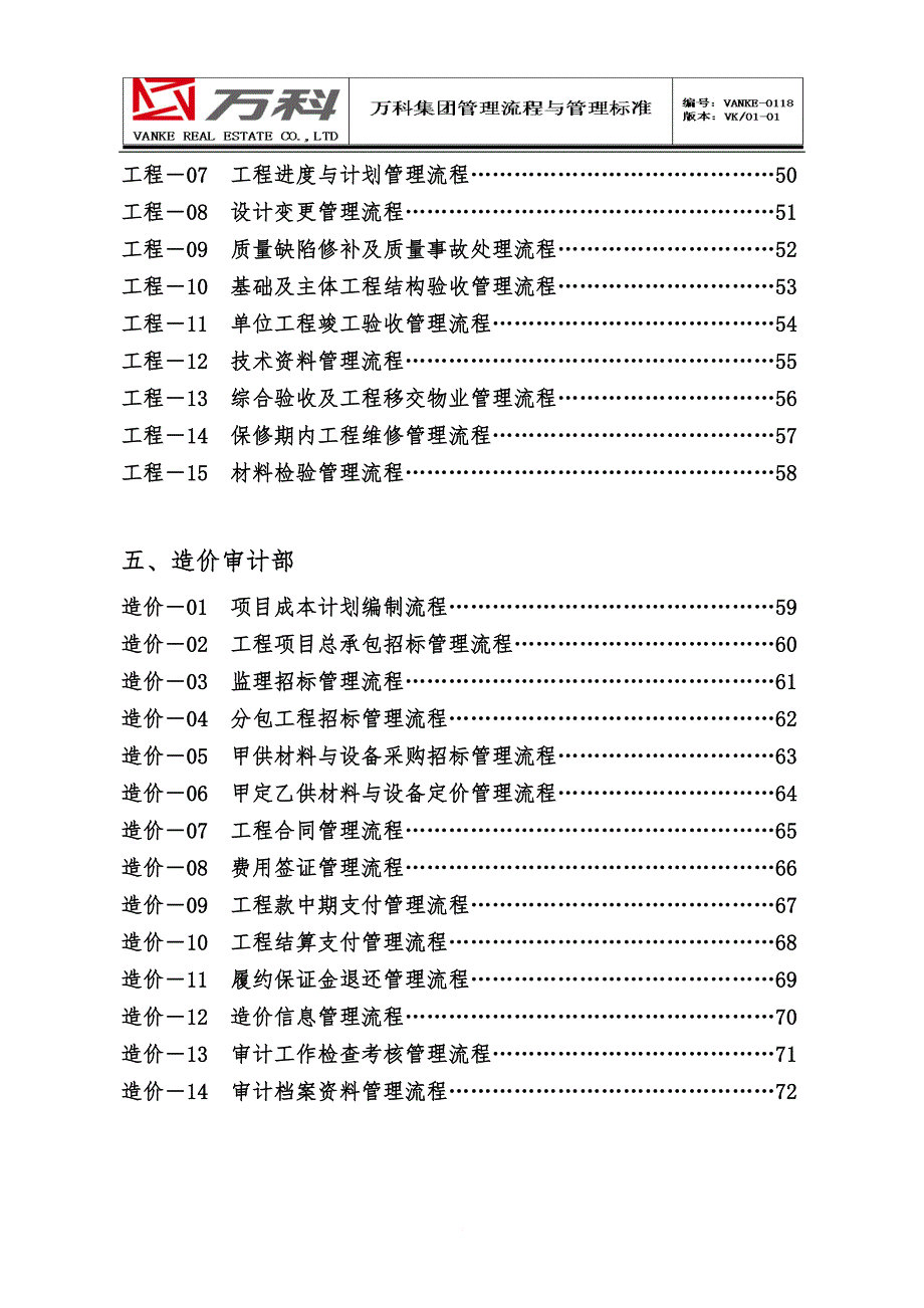 万科房地产集团公司全套管理流程.doc_第3页