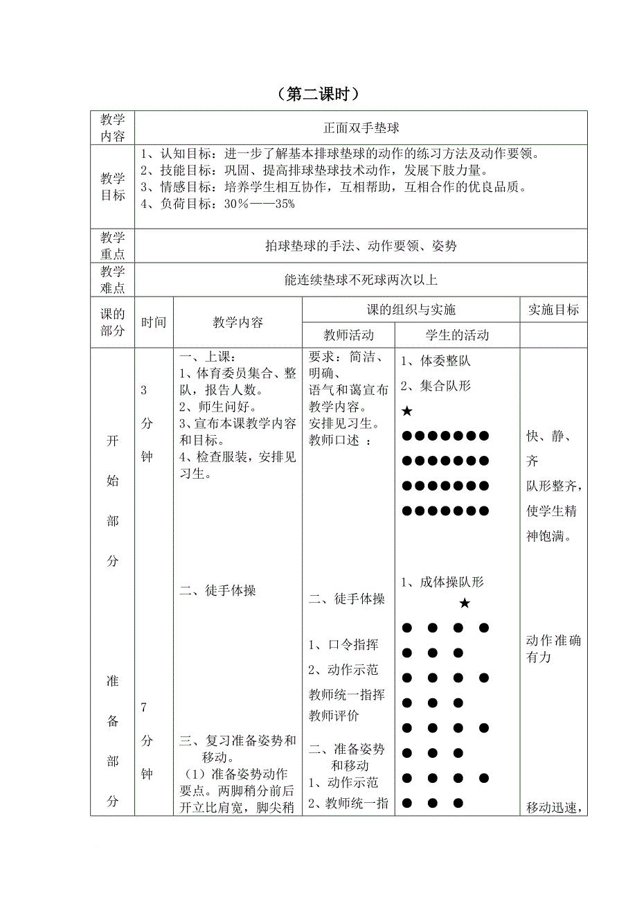 初中排球课教案.doc_第3页