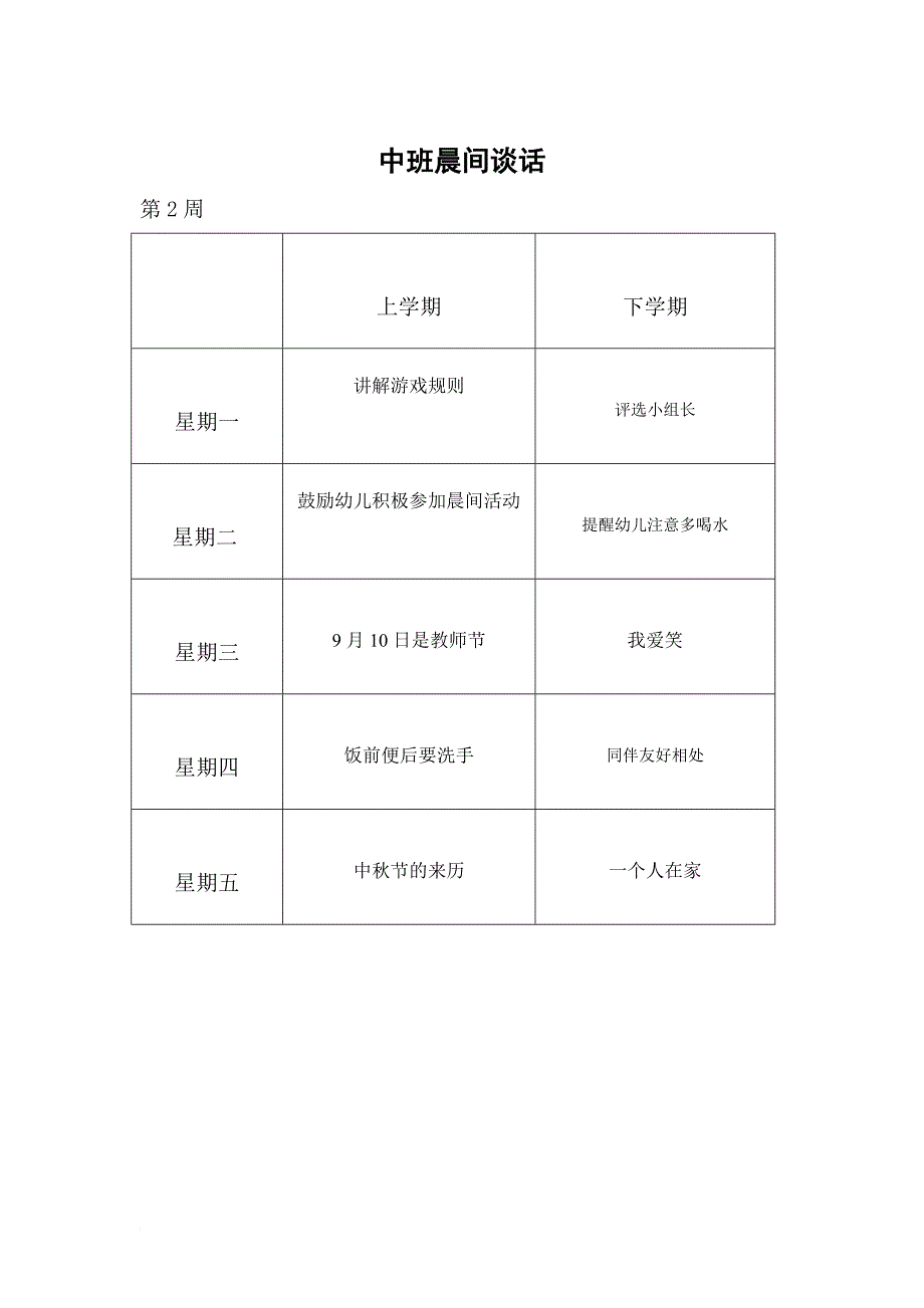 中班晨间谈话内容进度表.doc_第2页