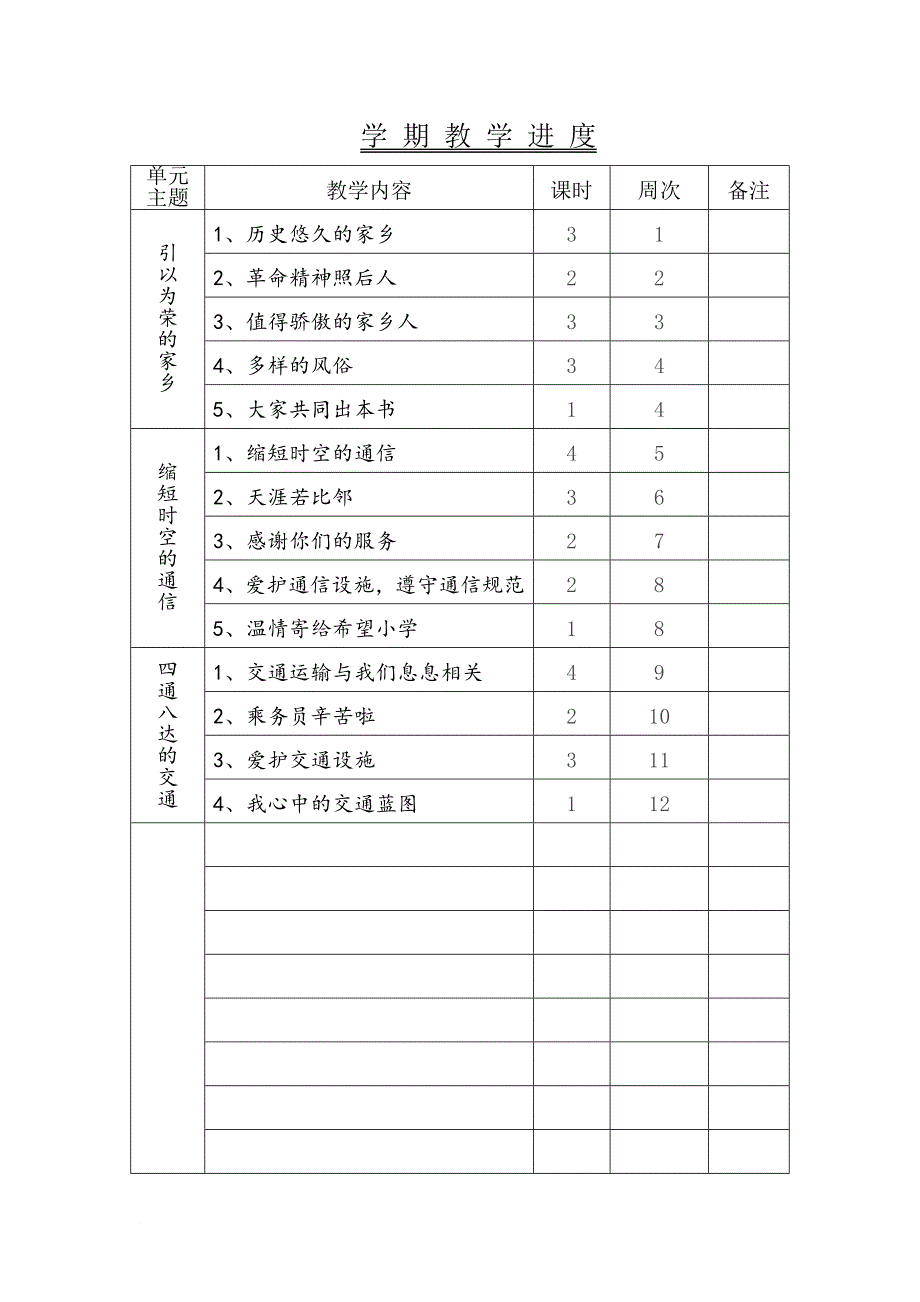 冀教版四年级下册品德与社会教案(全).doc_第2页