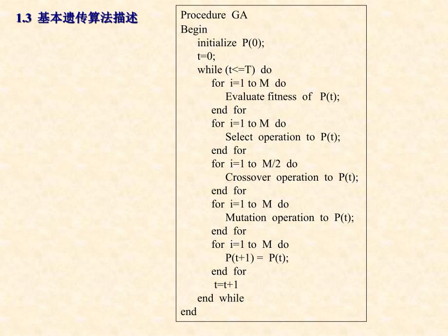 基本遗传算法(讲的很好很透彻_学习亲测)资料_第4页