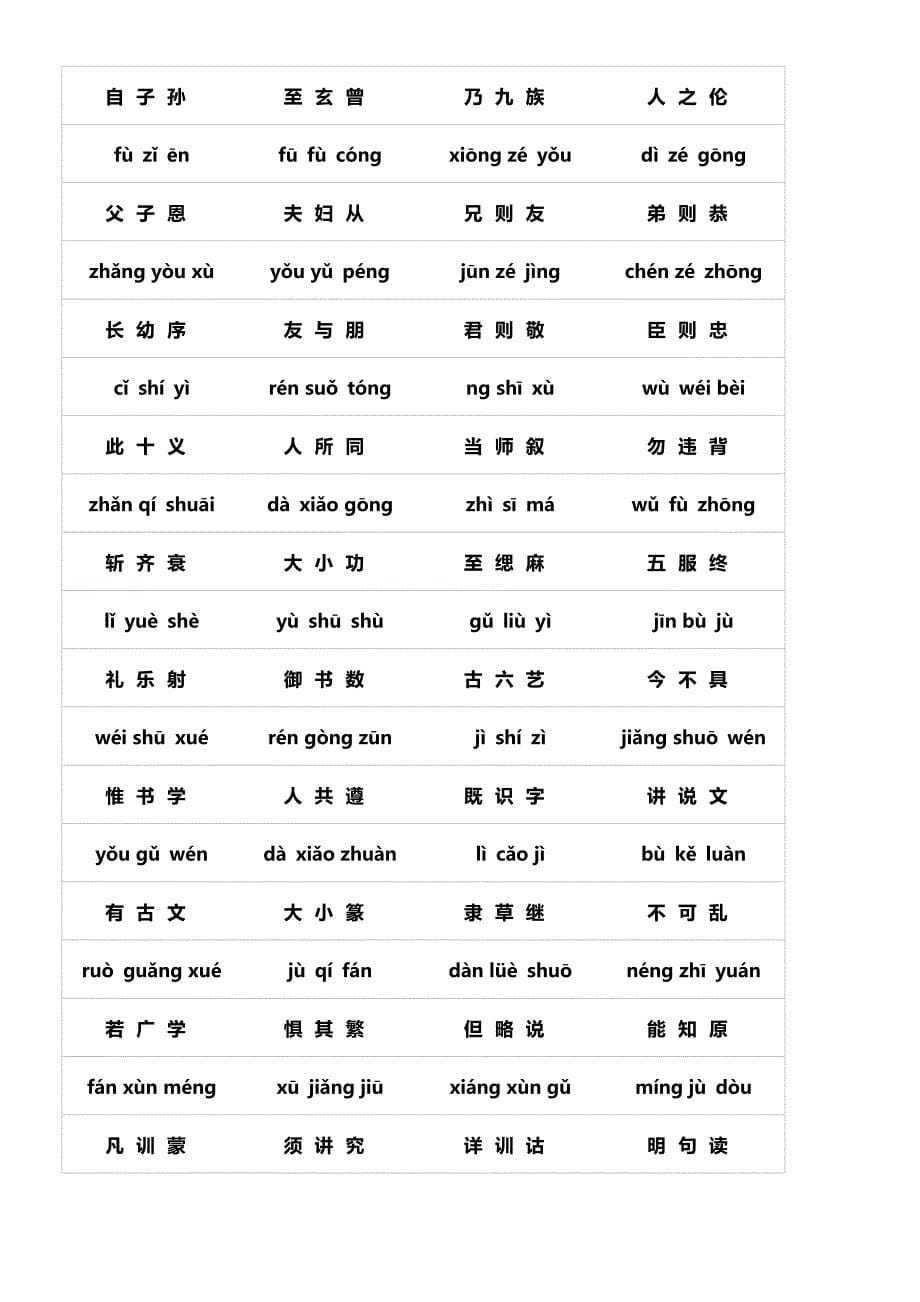 三字经全文带拼音a版_第5页