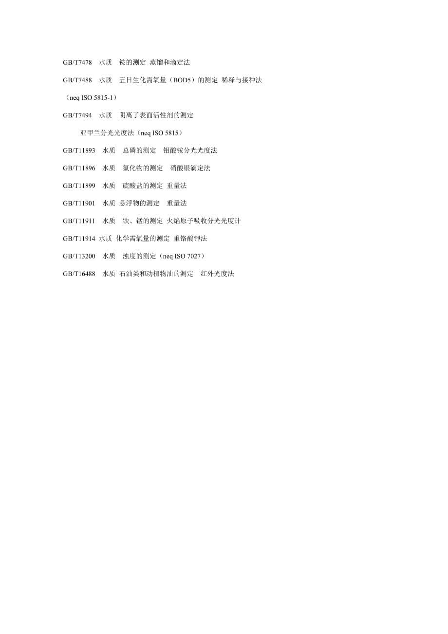 城市污水再生利用工业用水水质_第5页