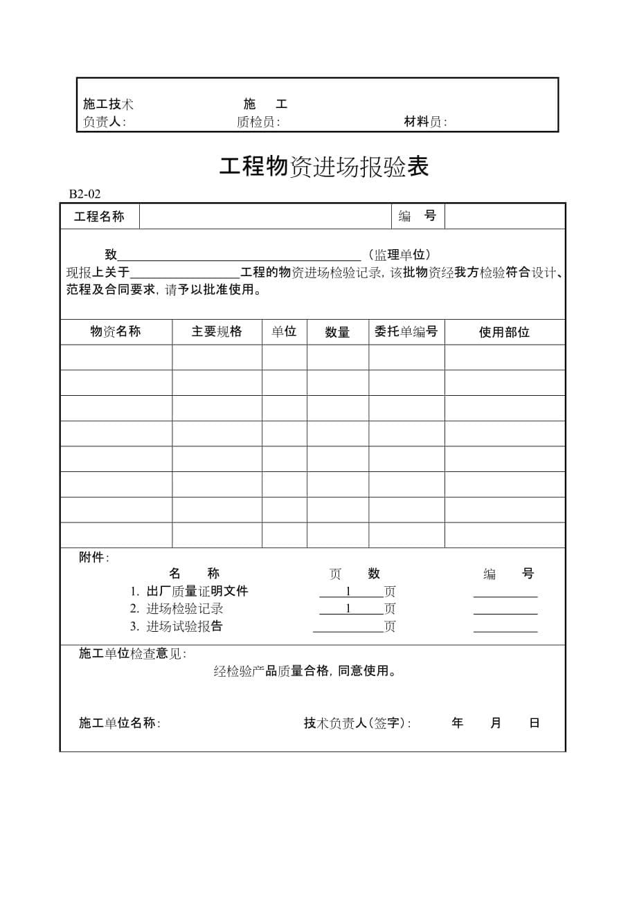 材料进场报验表b版_第5页