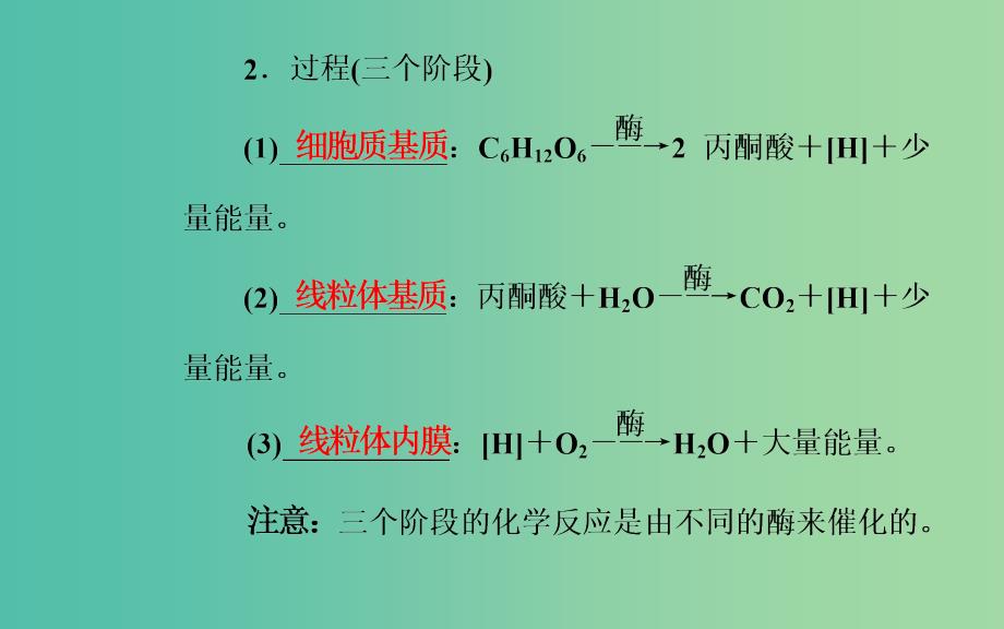 高考生物专题三细胞代谢考点4细胞呼吸课件_第3页