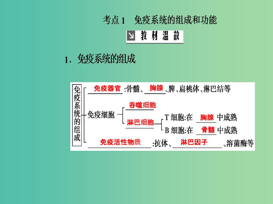 高考生物总复习第八单元生命活动的调节第4讲免疫调节课件_第3页