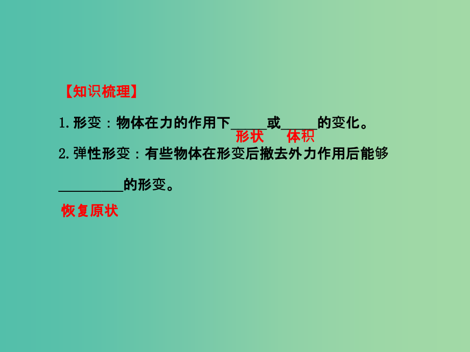 高考物理一轮复习 2.1重力 弹力 摩擦力课件 沪科版必修1_第4页