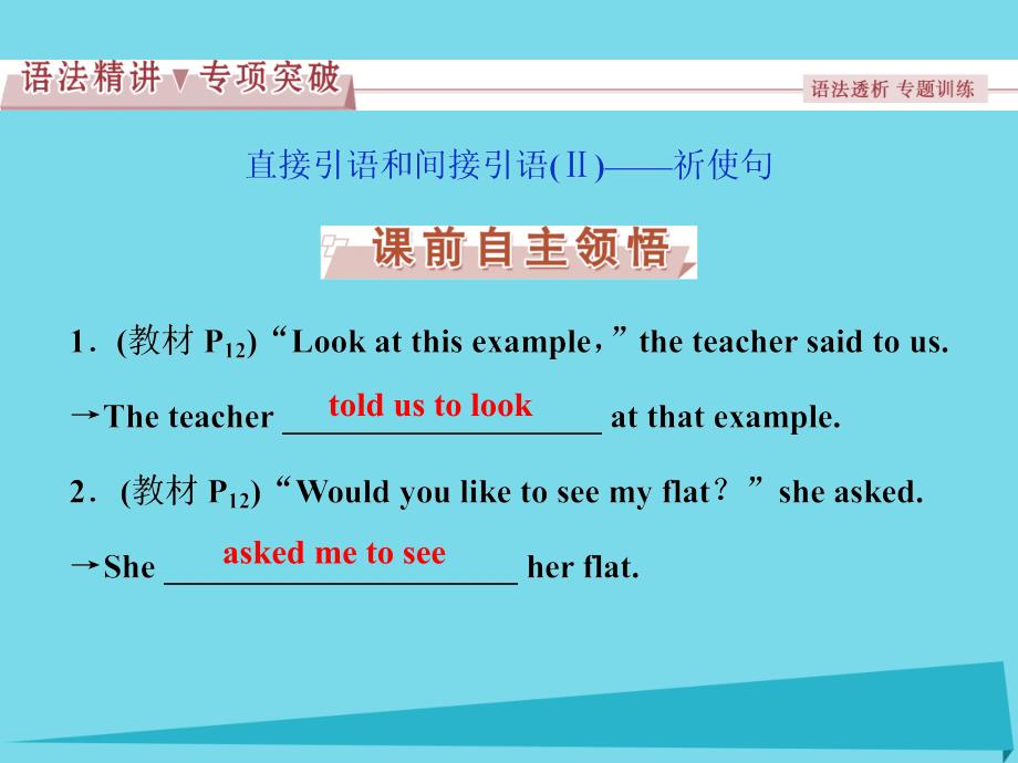 优化方案2017高中英语 unit 2 english around the world section ⅳ grammar &amp; writing课件 新人教版必修1_第2页