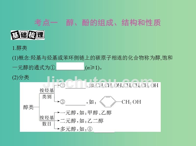 高考化学一轮复习有机化学基础第39讲烃的含氧衍生物讲解课件_第2页