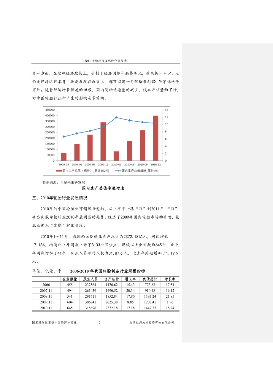 轮胎行业swot分析_第2页