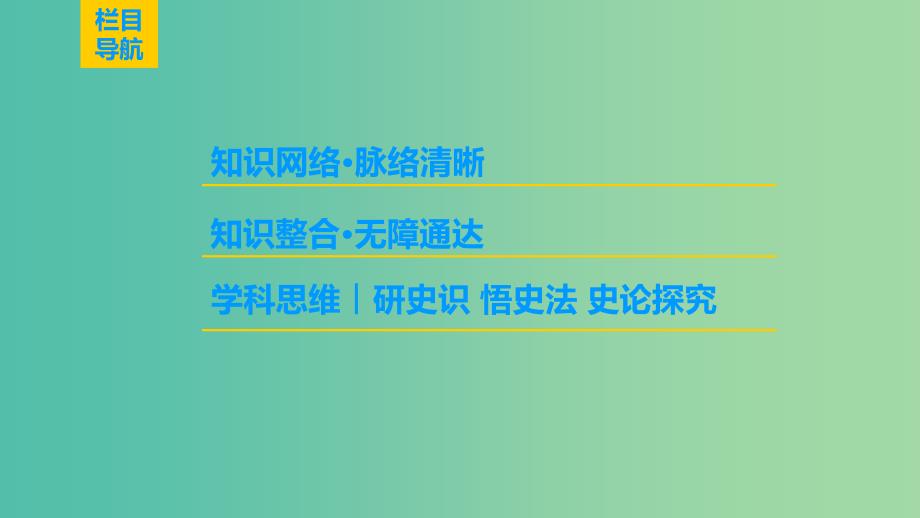 高考历史一轮复习第3单元现代中国的政治建设与祖国统一和对外关系单元高效整合课件北师大版_第2页