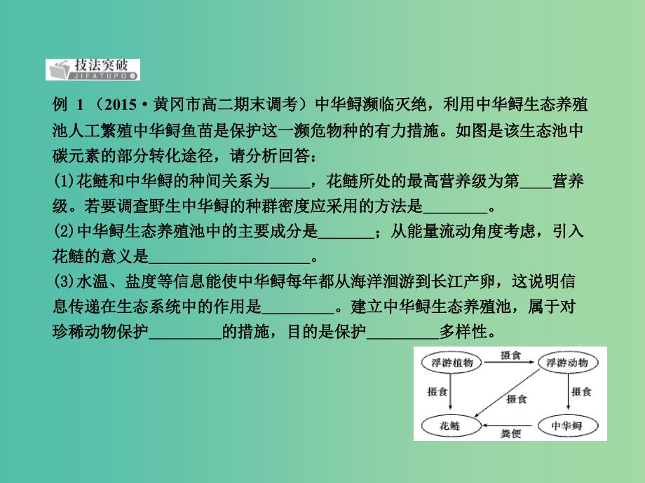 高三生物二轮复习 题型精讲 第2讲 非选择题的解题技巧课件_第3页