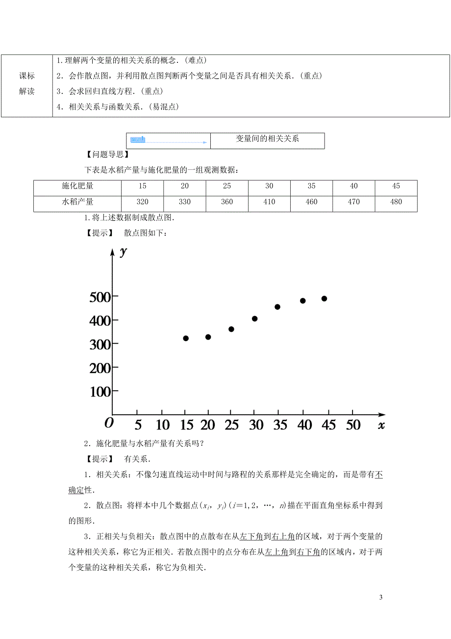 【课堂新坐标】2014高中数学 变量间的相关关系教案 新人教版必修_第3页