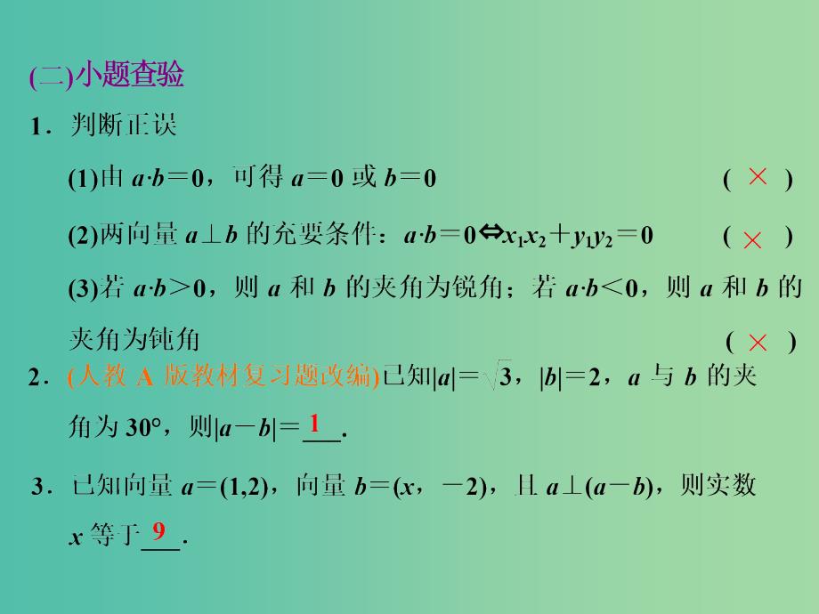 高考数学大一轮复习 第四章 第三节 平面向量的数量积与平面向量应用举例课件_第4页