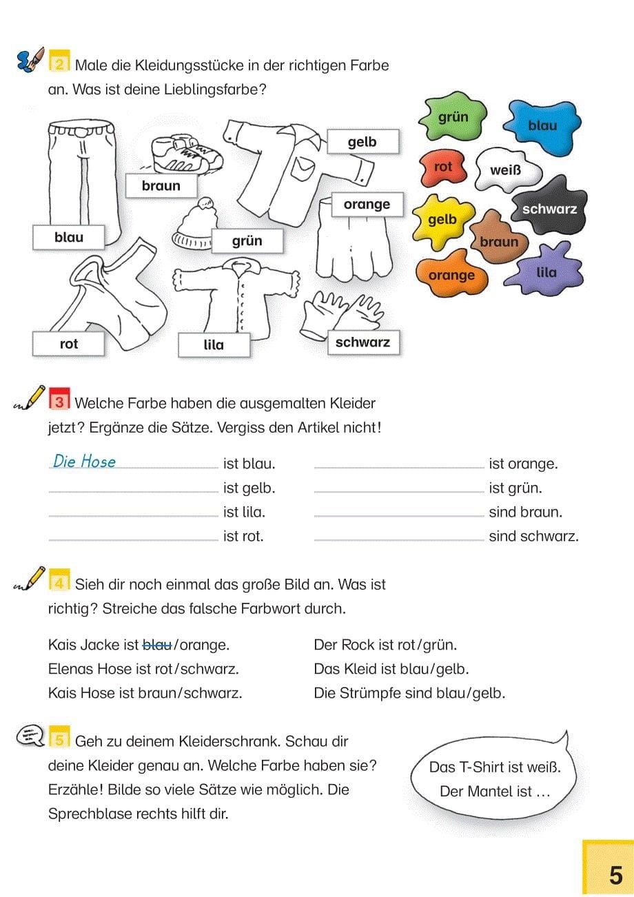 初级德语儿童趣味德语学习教材 deutschlernen lernstufe 1资料_第5页