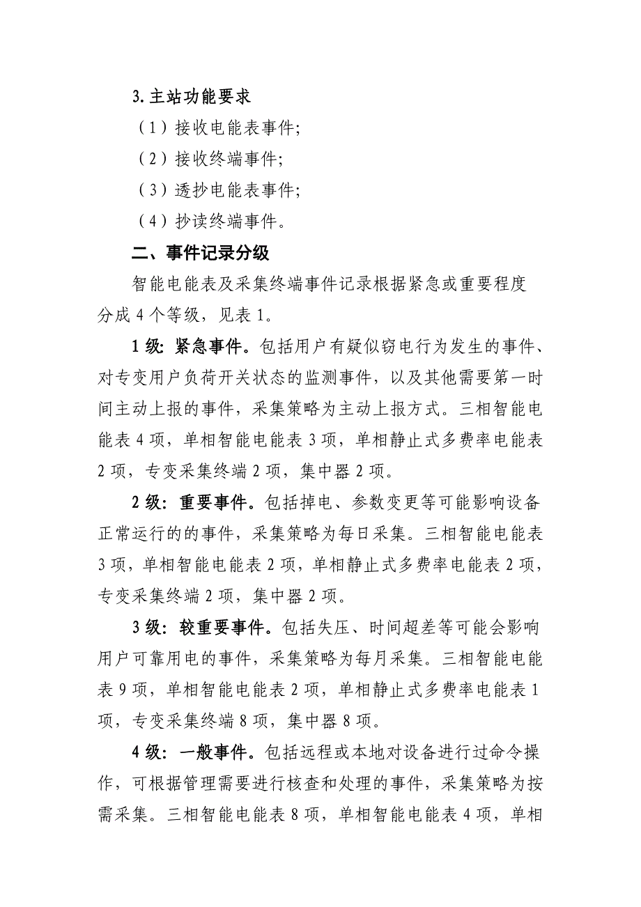 甘肃智能电能表与采集终端事 件记录采集规则_第2页