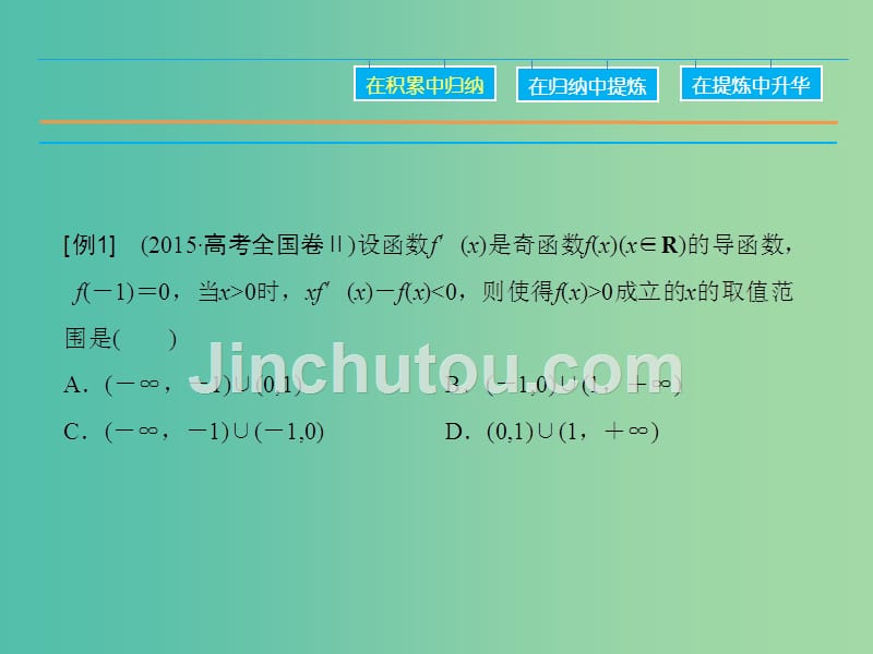 高考数学二轮复习 第2部分 支招1 积累与归纳、提炼与升华课件 理_第4页