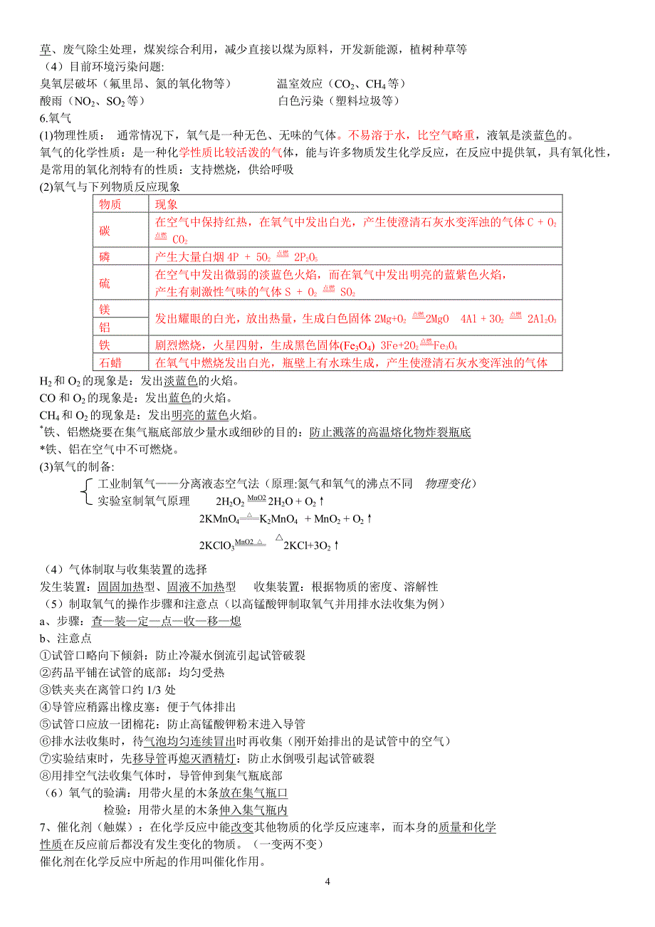 初中化学新教材各章节知识点 打印版-资料_第4页