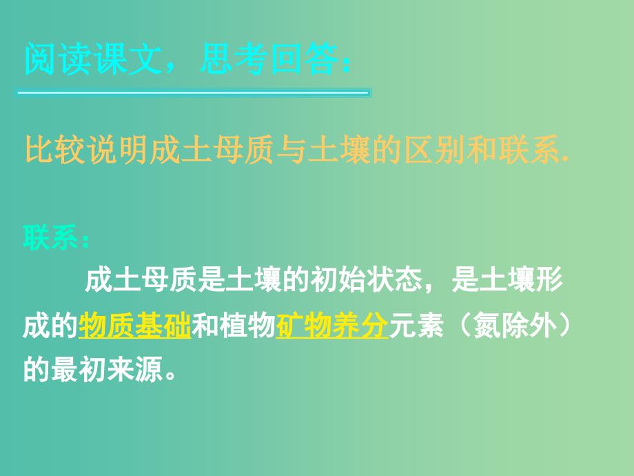 高中地理 第三章 第二节 自然地理环境的整体性（第二课时）课件 湘教版必修1_第4页