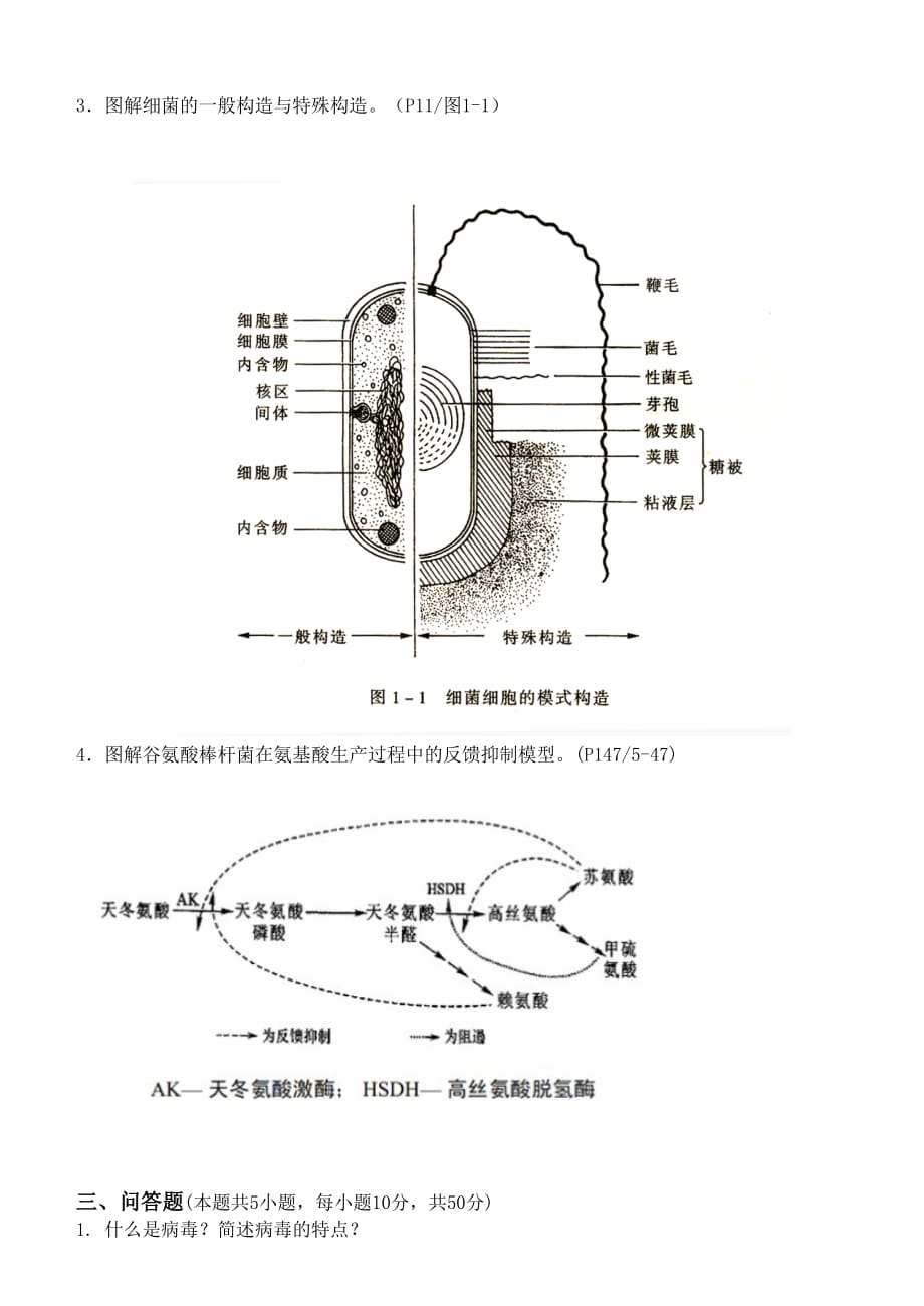 食品微生物学第1阶段练习题及答案资料_第3页