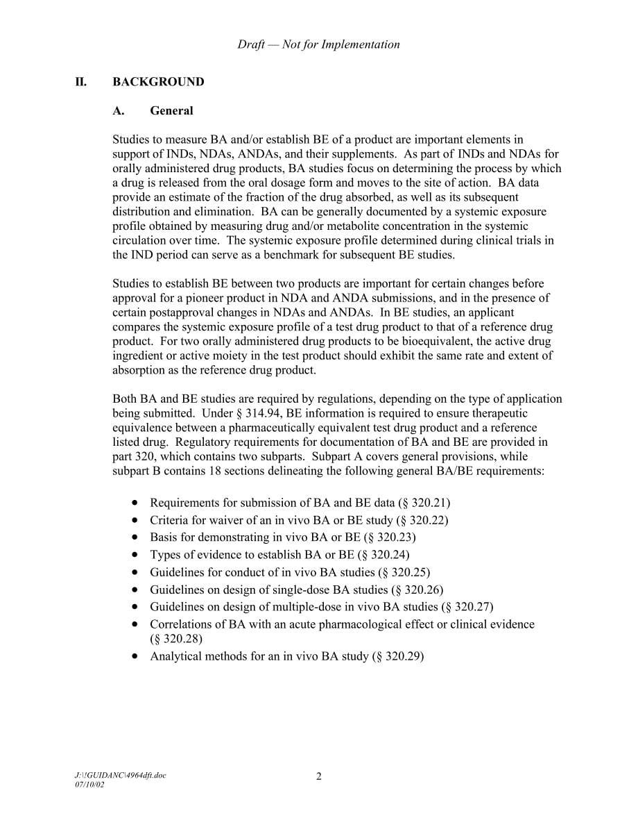 美国fda关于口服固体制剂ba与be的指导原则资料_第5页