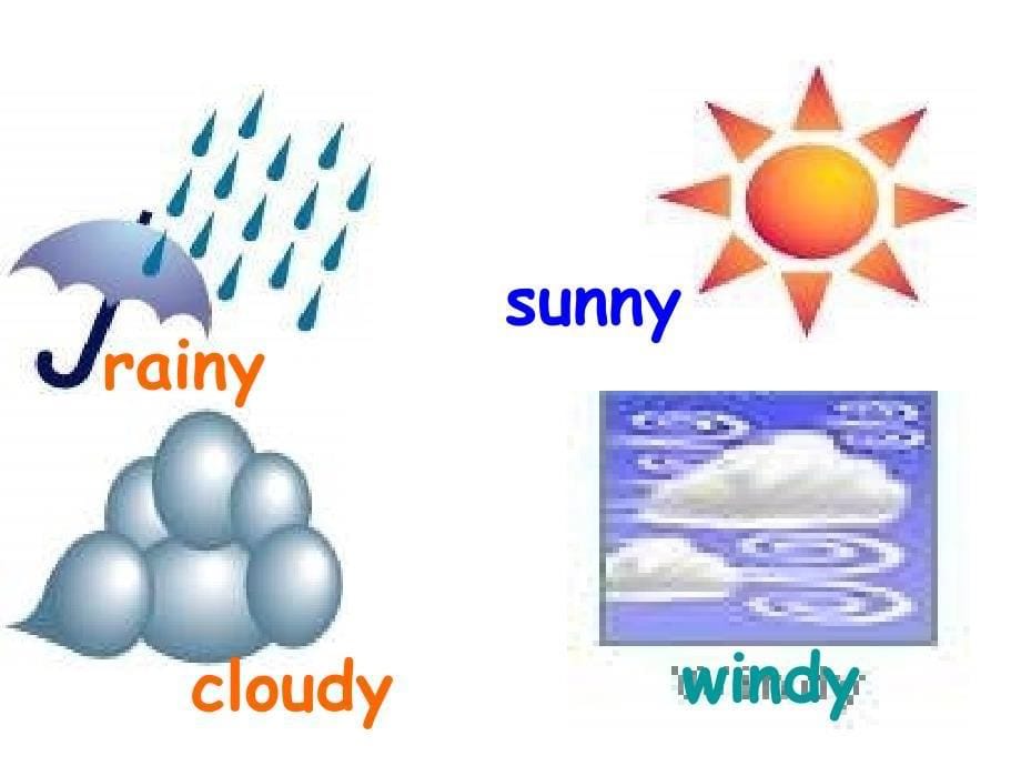 七年级英语上学期The weather PPT课件_第5页