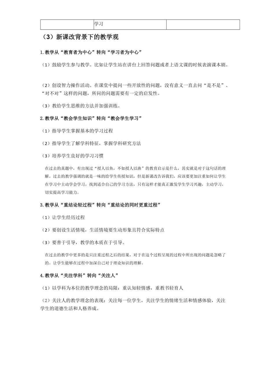 教师资格考试笔试中学综合素质知识点总结_第3页