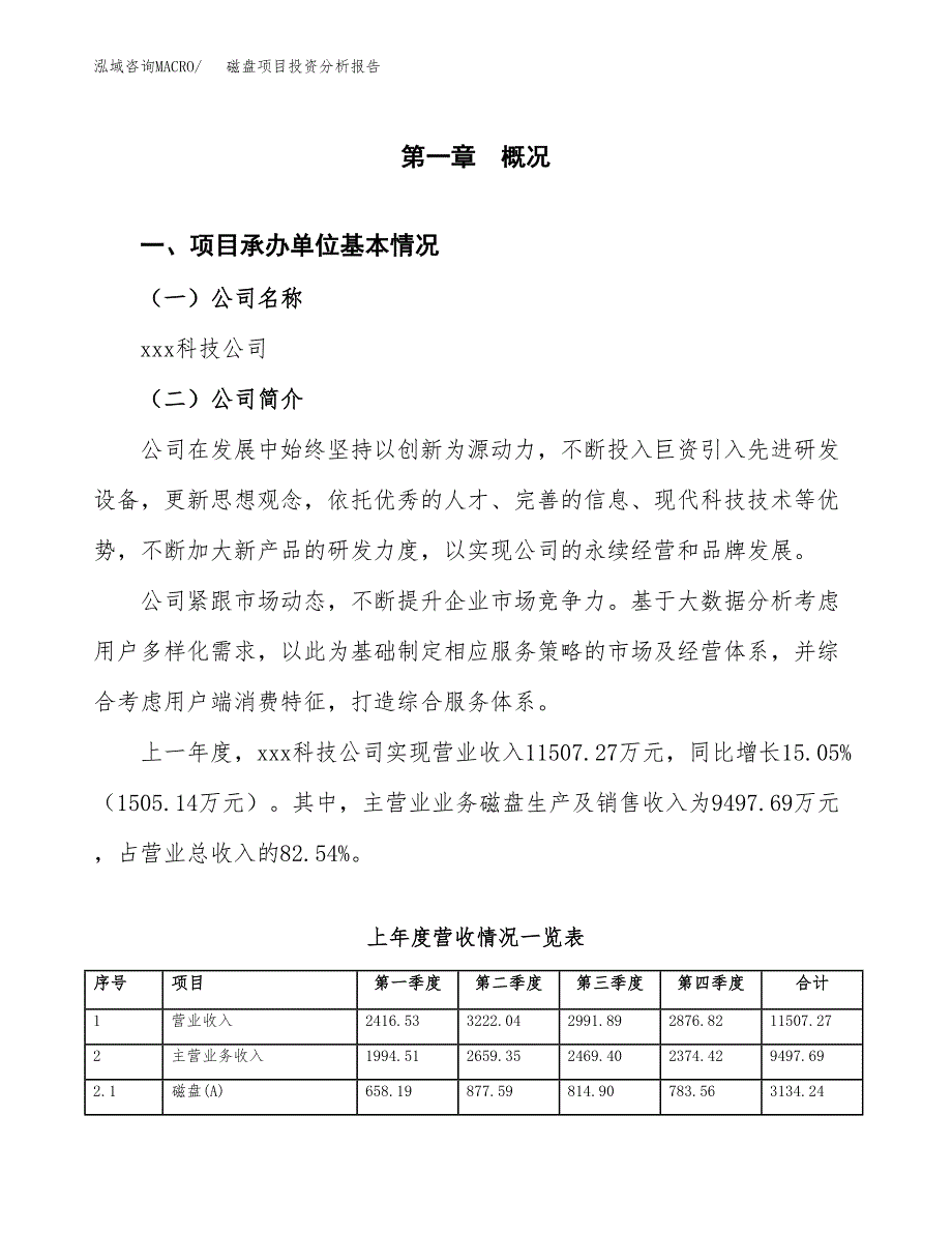 磁盘项目投资分析报告（总投资7000万元）（29亩）_第2页