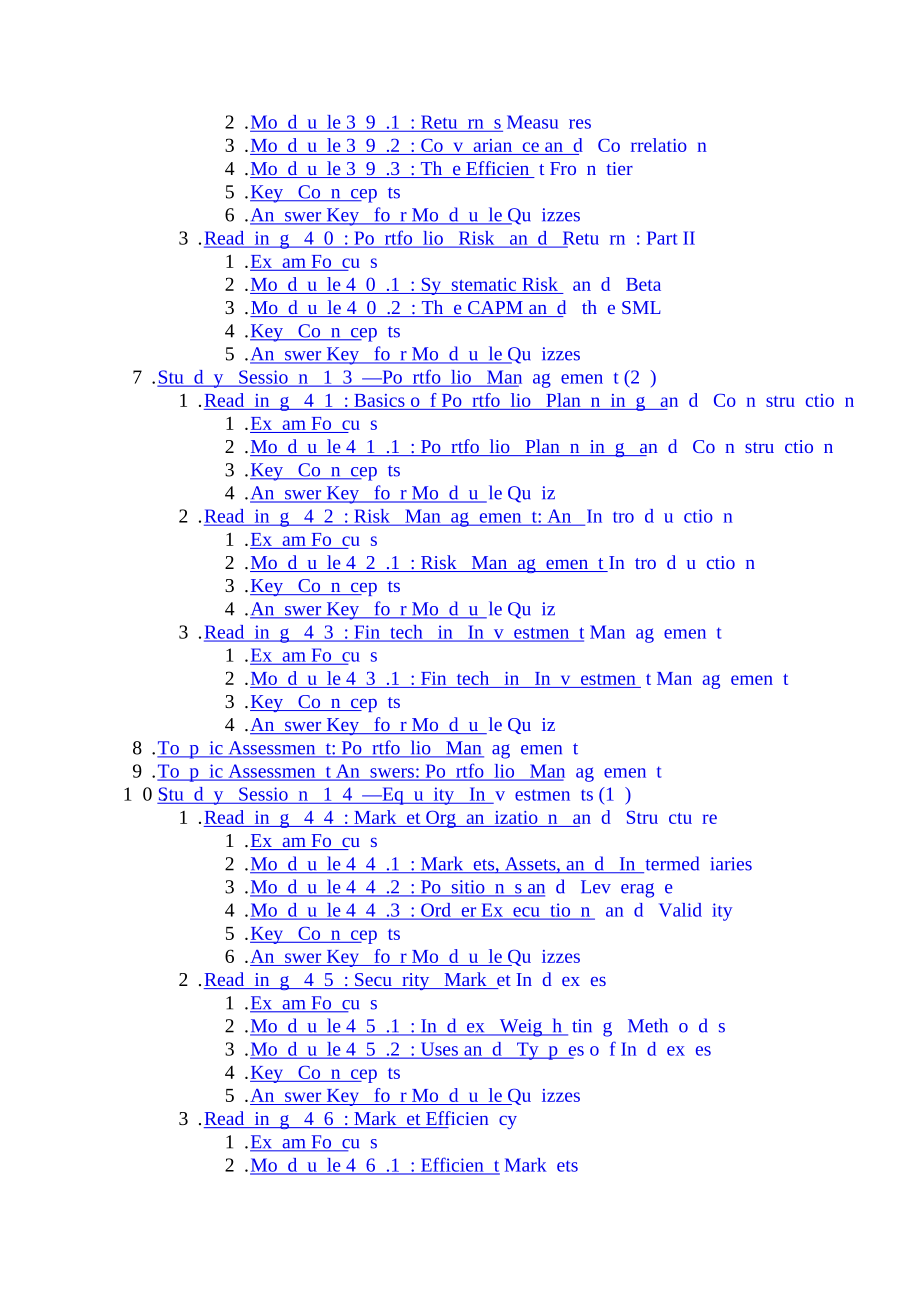 2019年金融分析师考试必备资料CFA 2019 - Level 1 SchweserNotes Book 4_第3页