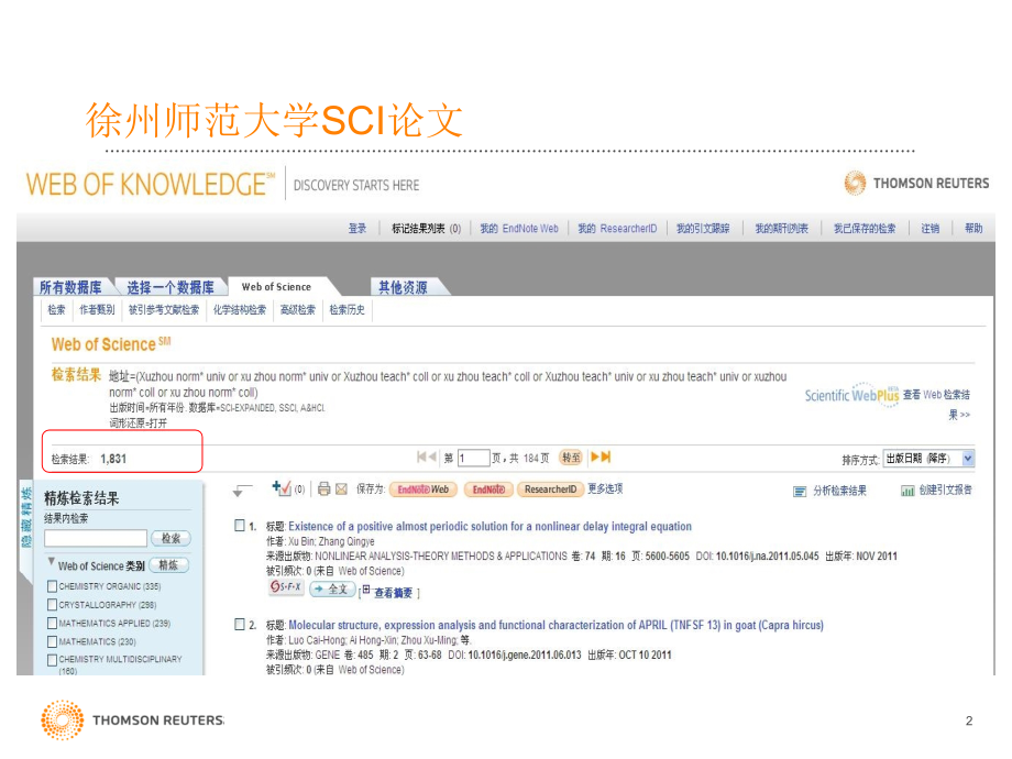 洞悉现在 发现未来----sci数据库在科研中的价值与应用_第2页