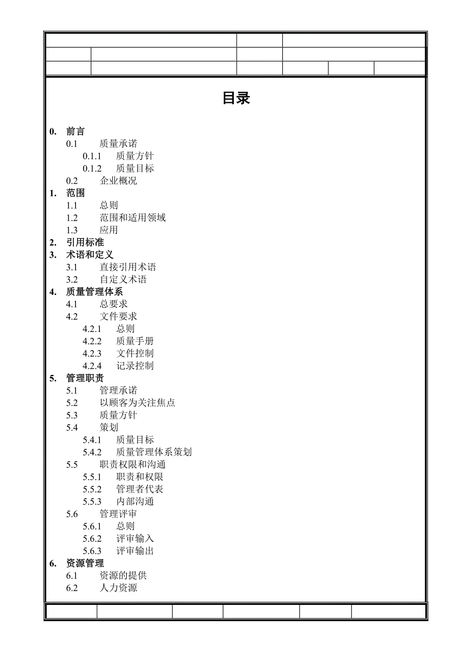 中国建筑工程公司的质量手册 修改_第1页