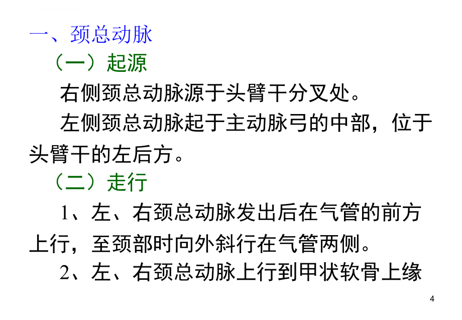 颈、上肢、下肢动脉的应用解剖.ppt_第4页