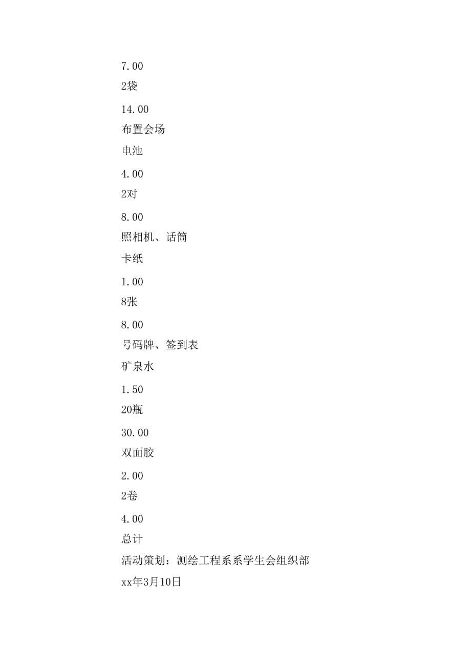 2019年“我的大学我做主”主题演讲比赛策划书_第5页