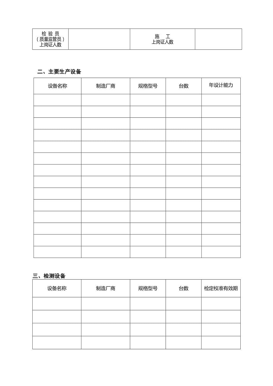 2016年度上海市化学建材行业质量诚信星级企业申报表_第5页