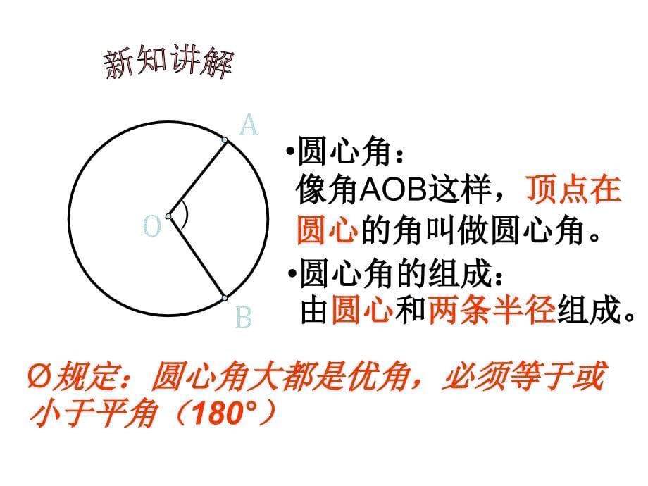 2014年六年级上册数学第五单元圆——扇形的认识和面积计算.ppt_第5页