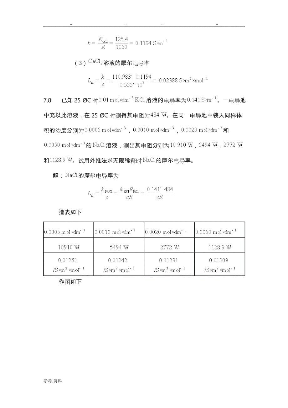 物理化学（下册）课后答案_第5页