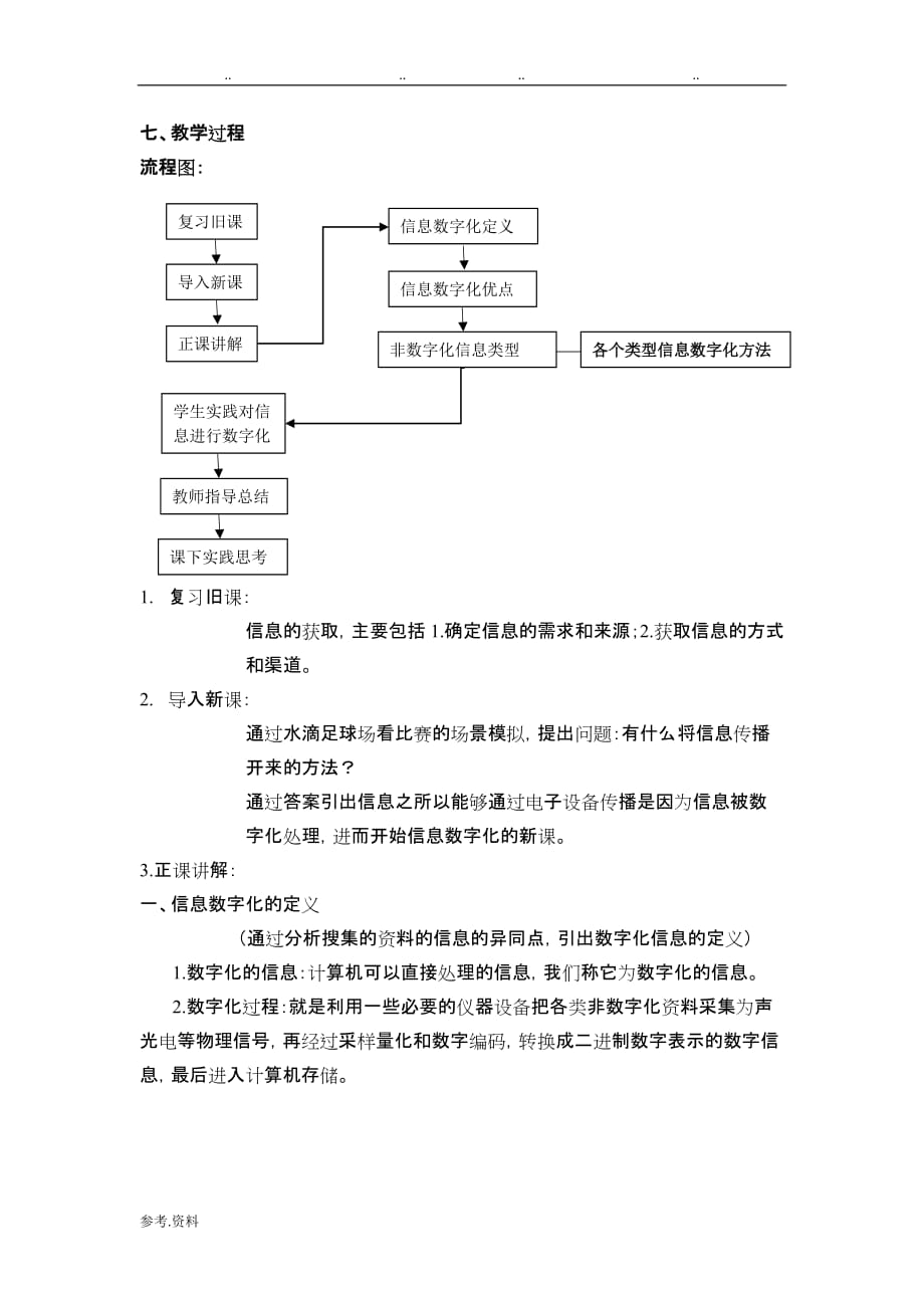 信息技术课信息的数字化教（学）案_第3页