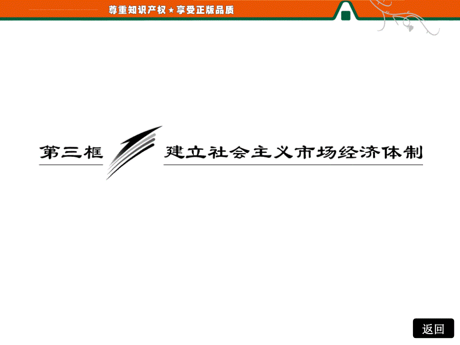 2013【三维设计】高二政治人教版选修二课件专题五第三框.建立社会主义市场经济体制.ppt_第3页