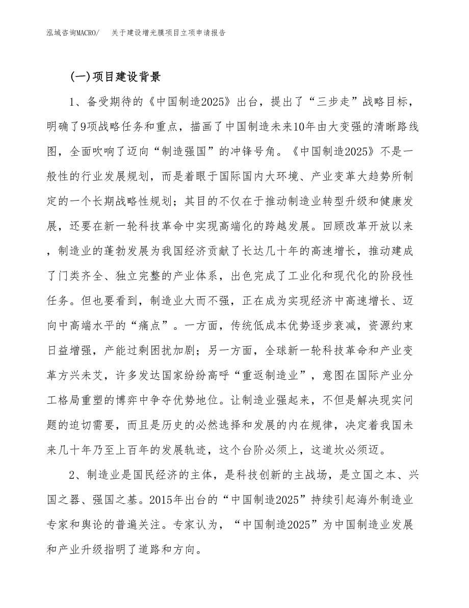 关于建设增光膜项目立项申请报告（17亩）.docx_第5页