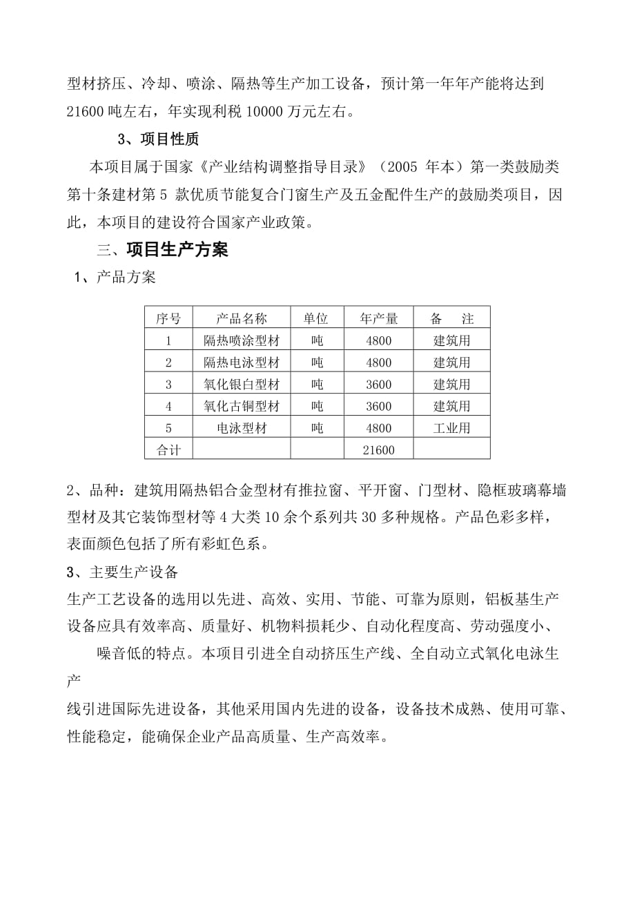 济南三越5万吨轻合金项目建议书_第2页