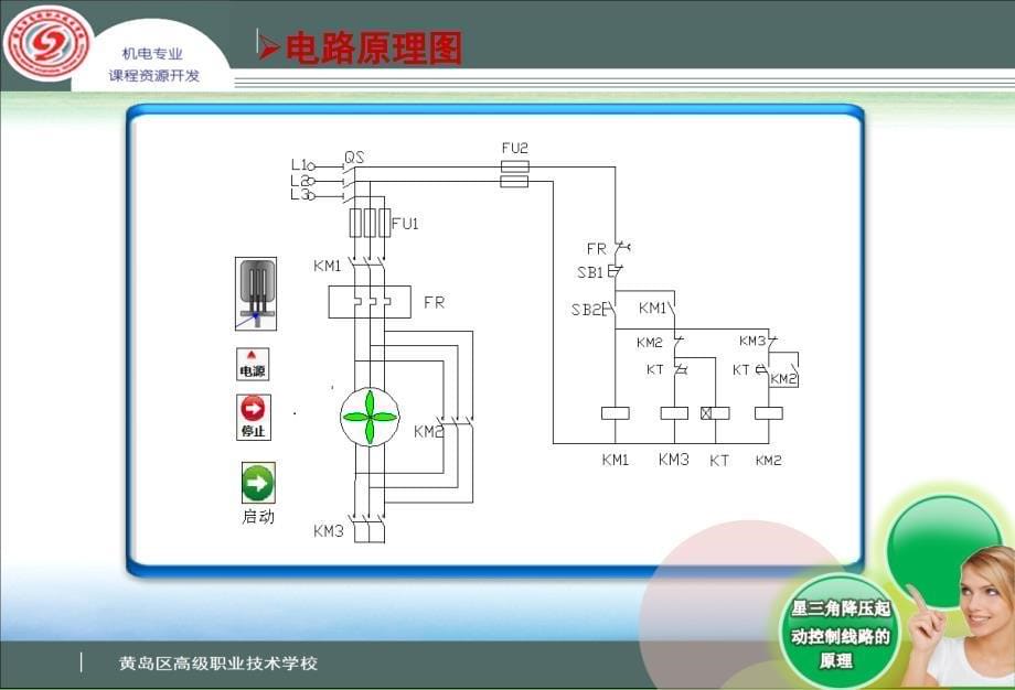 星—三角降压起动电气控制电路图及工作原理资料_第5页