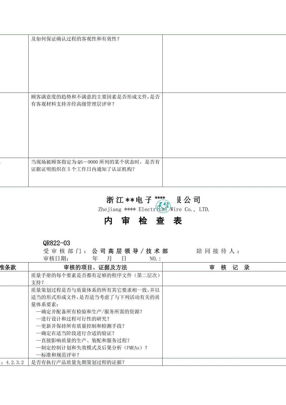 xx公司内审检查表_第3页