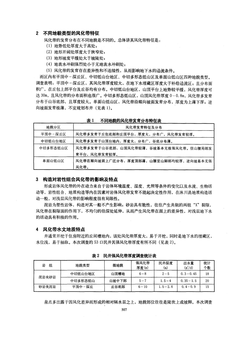 红层低山、丘陵区浅层风化带特征以沐川县为例_第2页