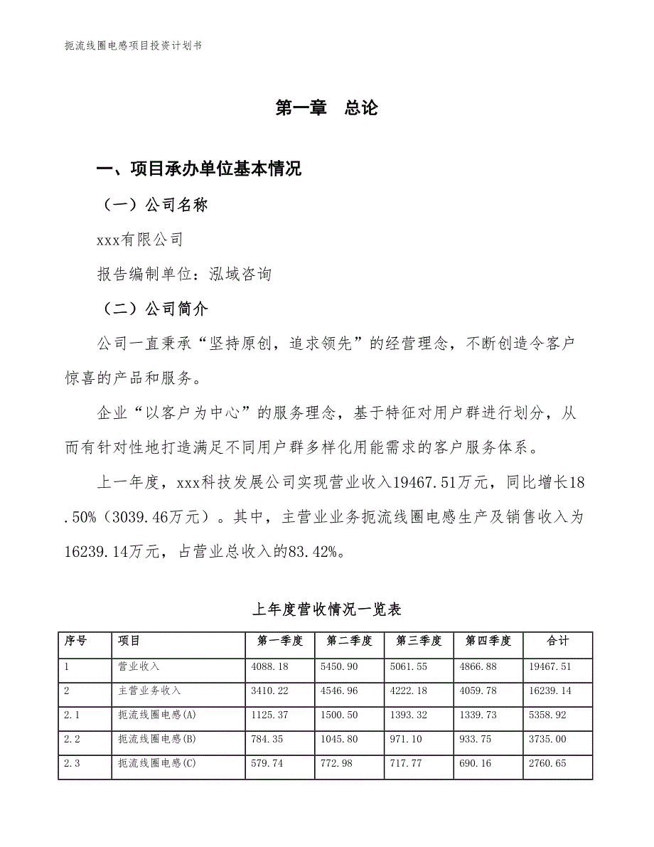 扼流线圈电感项目投资计划书（参考模板及重点分析）_第2页