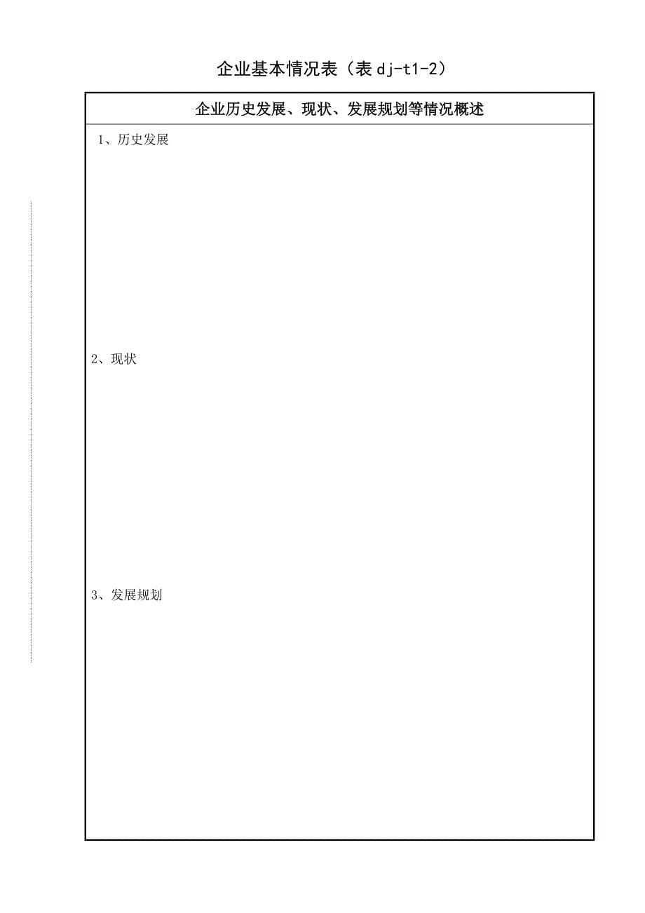 重庆市计算机信息系统集成资质申报表_第5页