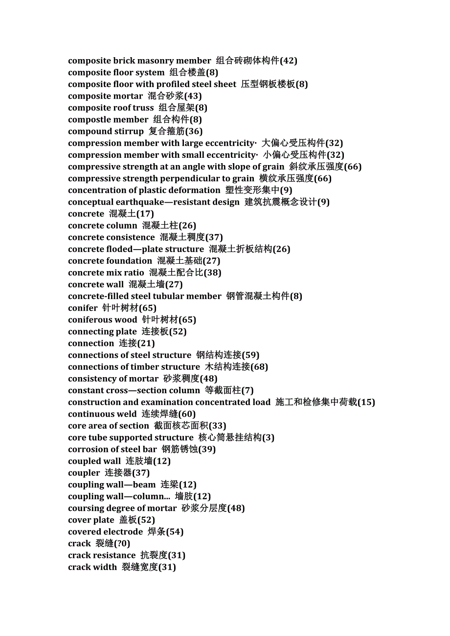 土木英文词汇概要_第4页