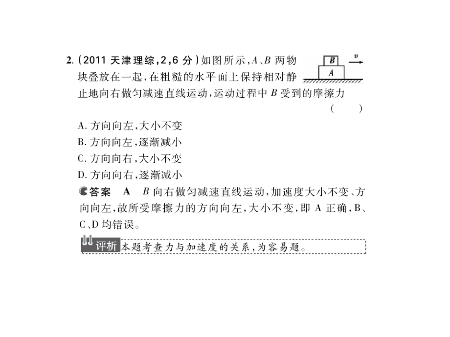 高考物理一轮复习讲义 专题二 相互作用配套课件_第4页