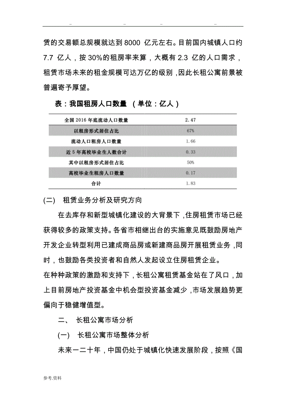 长租公寓的运营模式与前景分析报告_第2页